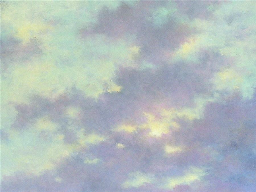 Break in the Clouds by Gail Greene |  Closeup View of Artwork