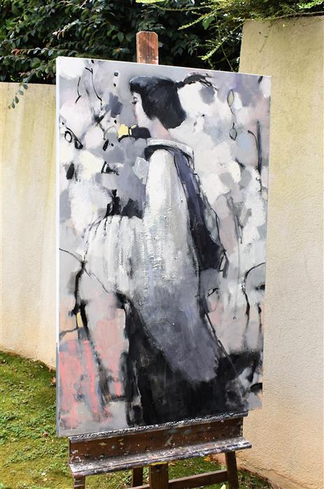 Geisha in Training by Mary Pratt |  Side View of Artwork