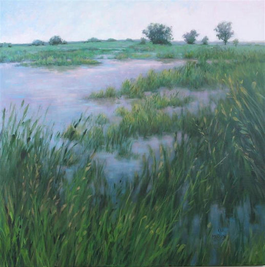 Lake in the Prairie by Suzanne Massion |  Artwork Main Image