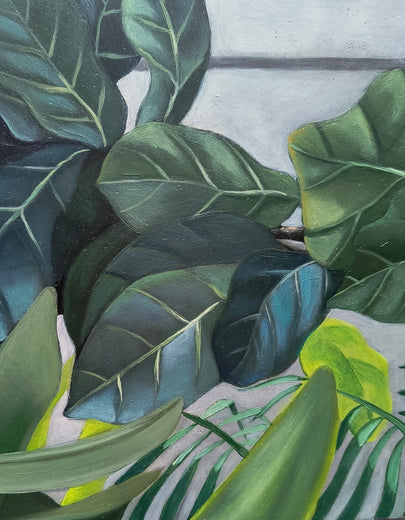 Orangery by Agnieszka Potrzebnicka |   Closeup View of Artwork