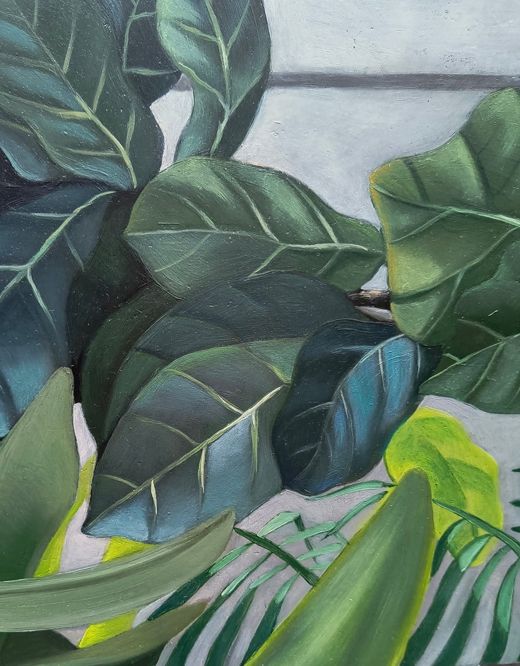 Orangery by Agnieszka Potrzebnicka |  Closeup View of Artwork