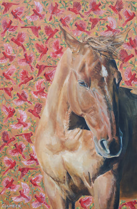 Original art for sale at UGallery.com | Remembrance by Alana Clumeck | $1,500 | acrylic painting | 36' h x 24' w