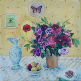 Original art for sale at UGallery.com | Cozy Comfort by Alana Clumeck | $575 | oil painting | 20' h x 20' w | thumbnail 1