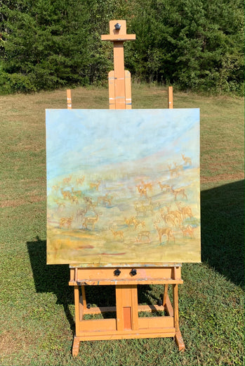 Solace in the Gaze by Alana Clumeck |  Context View of Artwork