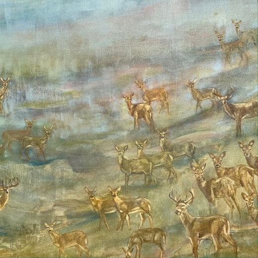 Solace in the Gaze by Alana Clumeck |   Closeup View of Artwork