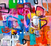 Original art for sale at UGallery.com | Exuberjoy by Allen Wittert | $4,800 | acrylic painting | 44' h x 48' w | thumbnail 1