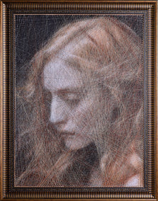 mixed media artwork by Ani Abakumova titled Amber Wind