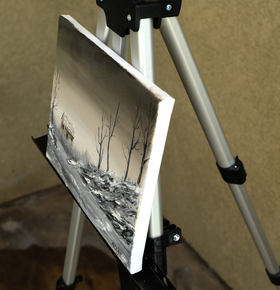 Shades of Grey by Art Clark |  Side View of Artwork