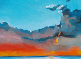 Original art for sale at UGallery.com | Glimmer Strike by Benjamin Thomas | $1,825 | acrylic painting | 30' h x 40' w