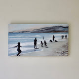 Original art for sale at UGallery.com | Santa Monica by Carey Parks | $825 | acrylic painting | 16' h x 30' w | thumbnail 3
