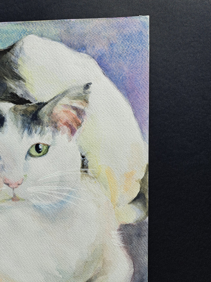 Pretty Kitty by Catherine McCargar |  Side View of Artwork
