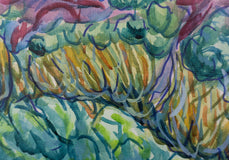 Original art for sale at UGallery.com | Last Light by Crystal DiPietro | $4,600 | mixed media artwork | 34' h x 44' w | thumbnail 4