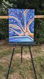 Original art for sale at UGallery.com | Luminescence by Diana Elena Chelaru | $500 | acrylic painting | 20' h x 16' w | thumbnail 3