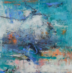 oil painting by Dorothy Gaziano titled Abstract 4