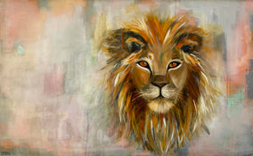Original art for sale at UGallery.com | King by Drew Noel Marin | $3,400 | acrylic painting | 30' h x 48' w