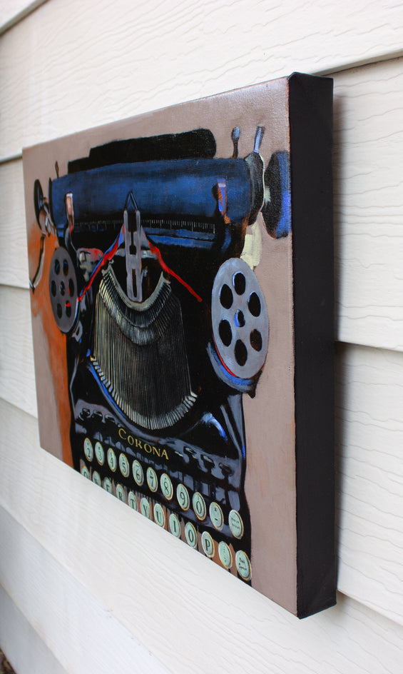 1928 Corona-4 by Duane Brown |  Side View of Artwork