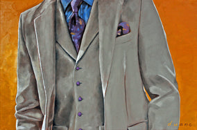 Original art for sale at UGallery.com | Double Collar by Duane Brown | $1,325 | oil painting | 19.5' h x 29.62' w
