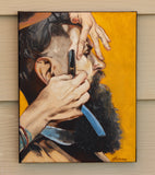 Original art for sale at UGallery.com | Yellowbeard by Duane Brown | $1,400 | oil painting | 14' h x 11' w | thumbnail 3