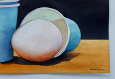 Original art for sale at UGallery.com | Fallen Sky by Dwight Smith | $475 | watercolor painting | 12' h x 12' w | thumbnail 2