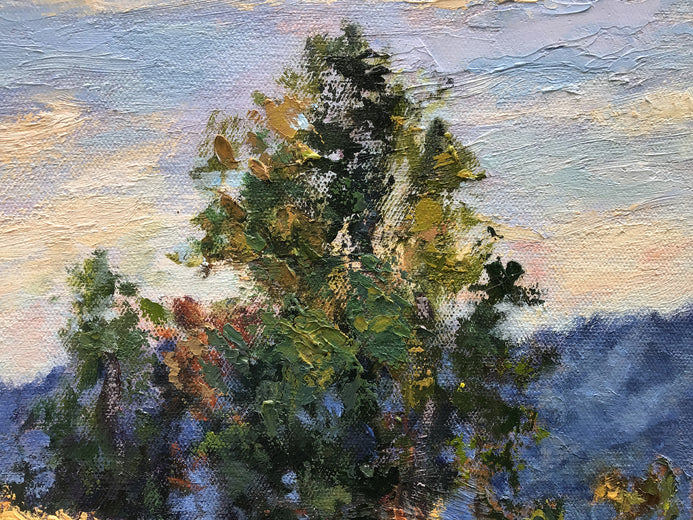 Santa Ana Gold by Elizabeth Garat |   Closeup View of Artwork