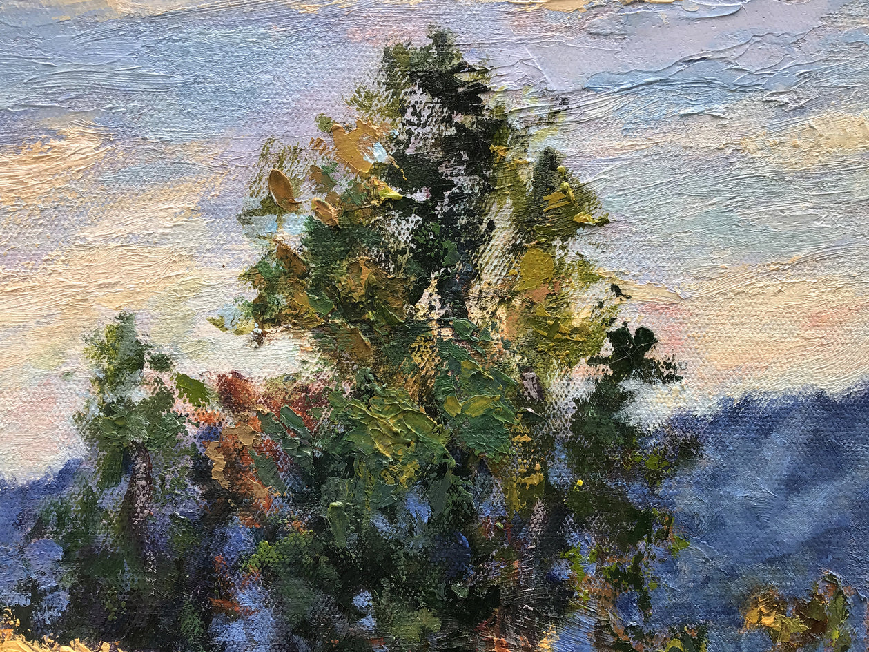 Santa Ana Gold by Elizabeth Garat |  Closeup View of Artwork