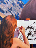Original art for sale at UGallery.com | Keeping Records by Eric Vanasse | $2,650 | oil painting | 24' h x 36' w | thumbnail 4