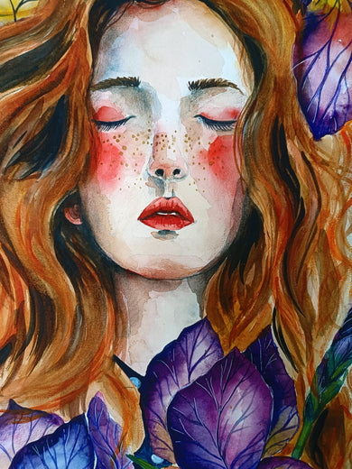 In Bloom of Dreams by Evgenia Smirnova |   Closeup View of Artwork