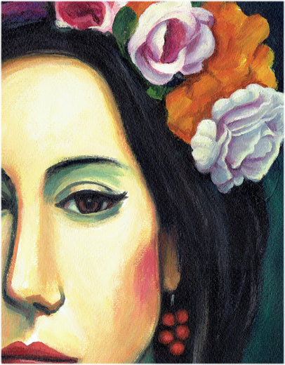 Isa the Mexican by Guillermo Martà Ceballos |   Closeup View of Artwork