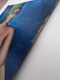 Original art for sale at UGallery.com | Kimri by Guillermo Martà Ceballos | $950 | acrylic painting | 23' h x 18' w | thumbnail 2