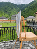 Original art for sale at UGallery.com | The Grey Majesty by Gulshaba Abbasova | $1,300 | oil painting | 16' h x 20' w | thumbnail 2