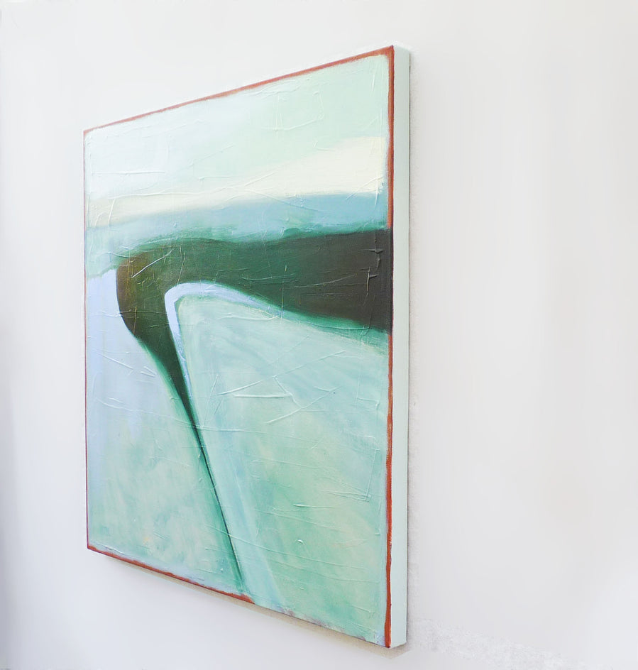 Dynamic Interplay by Heidi Hybl |  Side View of Artwork