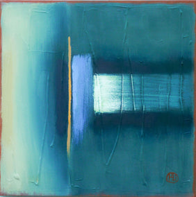 oil painting by Heidi Hybl titled Seeking Balance