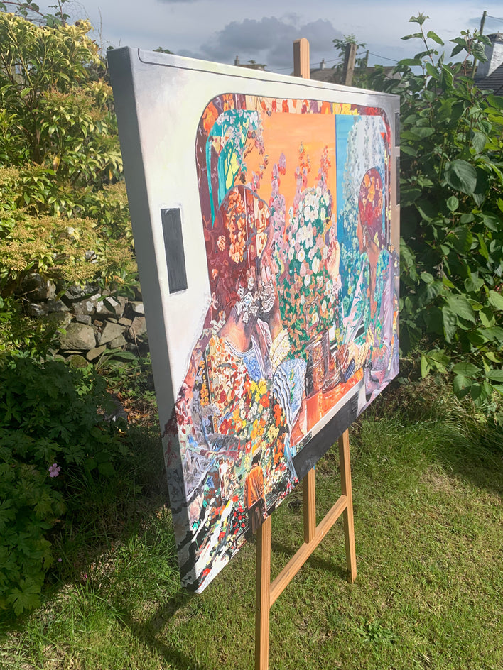 One Kind of Oblivion by Hope Rambo |  Side View of Artwork