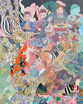 Original art for sale at UGallery.com | The Stranger by Hope Rambo | $2,850 | acrylic painting | 39.4' h x 31.5' w