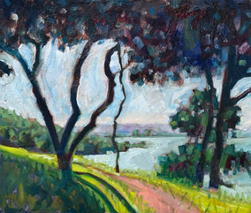Original art for sale at UGallery.com | Miwok Trail by James Hartman | $1,225 | oil painting | 22' h x 26' w