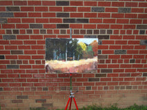 Original art for sale at UGallery.com | Forest Edge by Janet Dyer | $900 | acrylic painting | 16' h x 24' w | thumbnail 3