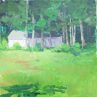 House in Sunlight and Shade by Janet Dyer | Artwork Main Image