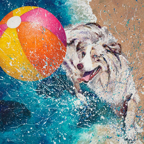 Original art for sale at UGallery.com | Splishin and a Splashin by Jeff Fleming | $2,300 | oil painting | 36' h x 36' w