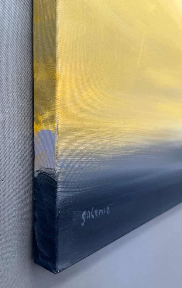 Over the Gulf by JoAnn Golenia |  Side View of Artwork