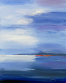 acrylic painting by JoAnn Golenia titled Quiet Waters