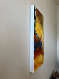 Original art for sale at UGallery.com | Cave Writings by Jodi Dann | $625 | mixed media artwork | 24' h x 12' w | thumbnail 2
