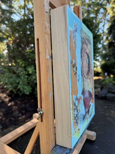 Protecting by Jodi Dann |  Side View of Artwork