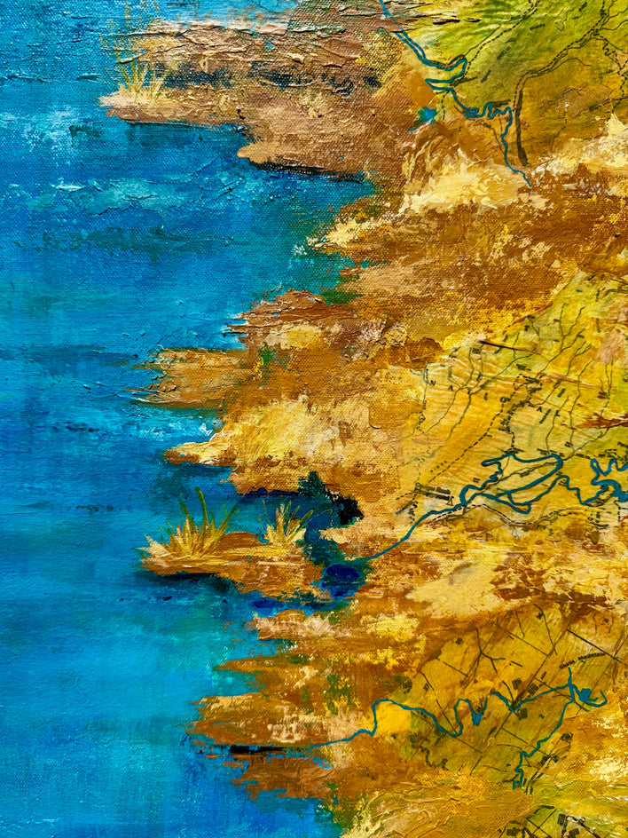 Tributaries by Jodi Dann |  Closeup View of Artwork