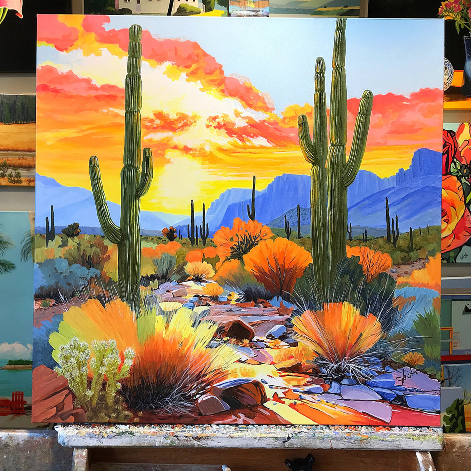 Desert Splendor by John Jaster |  Context View of Artwork
