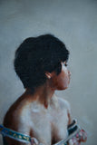 Original art for sale at UGallery.com | Afternoon of Ninon by John Kelly | $2,950 | oil painting | 25.5' h x 18' w | thumbnail 4