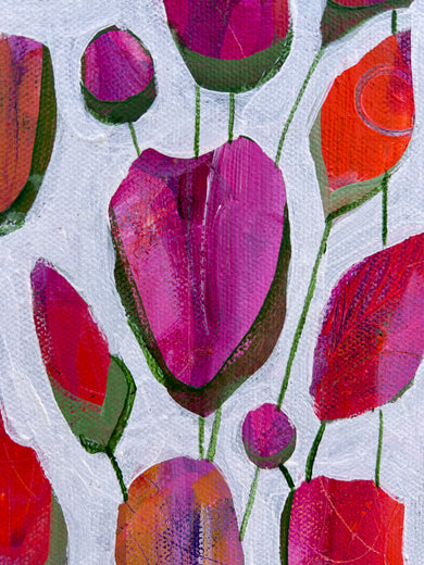 Pretty in Pink by Joyanna Margo |   Closeup View of Artwork