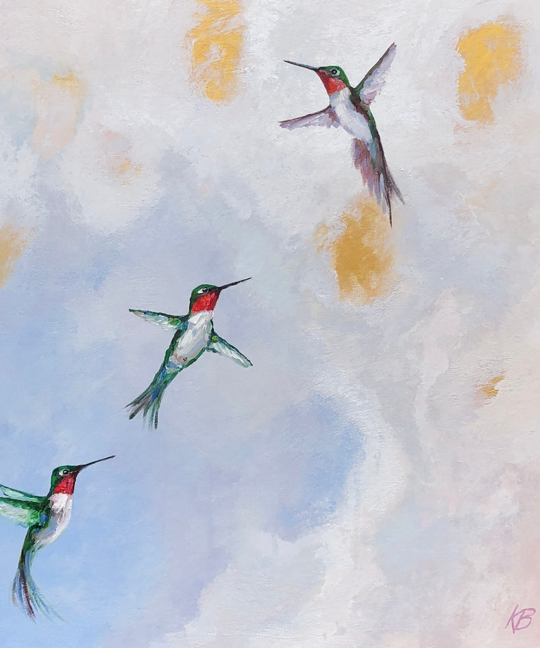 Into the Light by Karen Barton |  Closeup View of Artwork