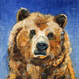 Original art for sale at UGallery.com | Big Bear by Karen Barton | $1,100 | oil painting | 16' h x 16' w | thumbnail 1