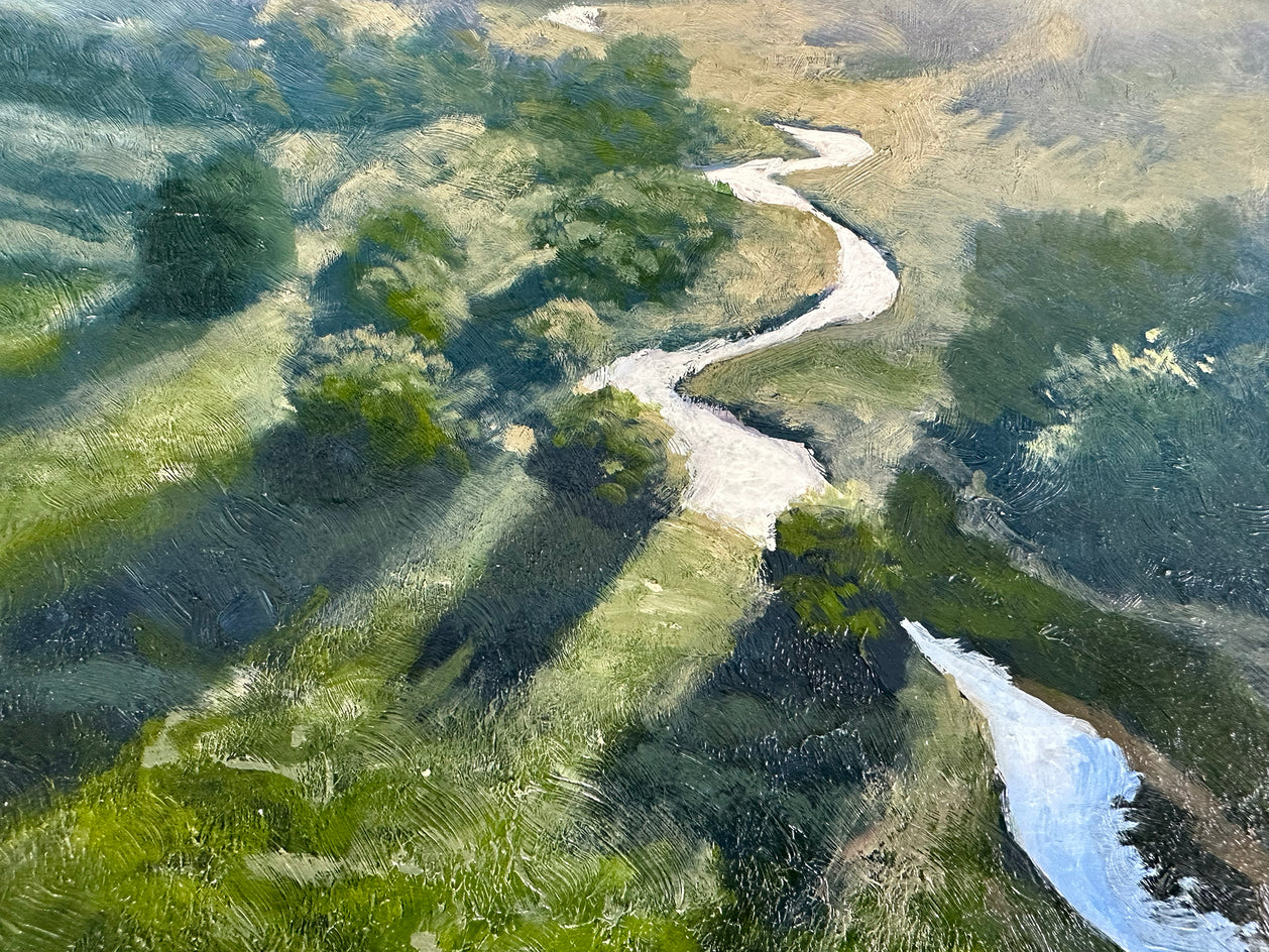 Throwing Shade by Kent Sullivan |  Closeup View of Artwork