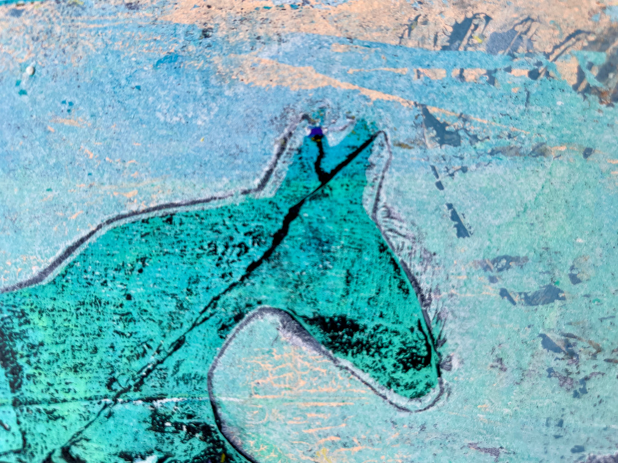 Getting Through by Libby Ramage |  Closeup View of Artwork